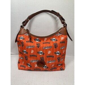 AUTHENTIC Dooney and Bourke Hobo Shoulder Bag San Francisco Giants RARE MLB